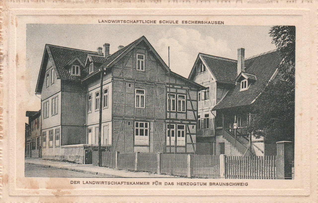 01-Landwirtschaftliche-Schule-Eschershausen-um-1910